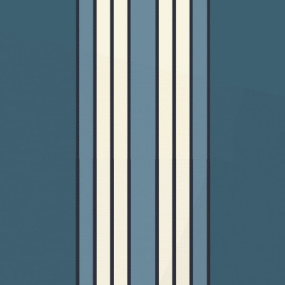 Fabric by the meter 100% cotton Espelette Bleu Nuit Width 60 cm