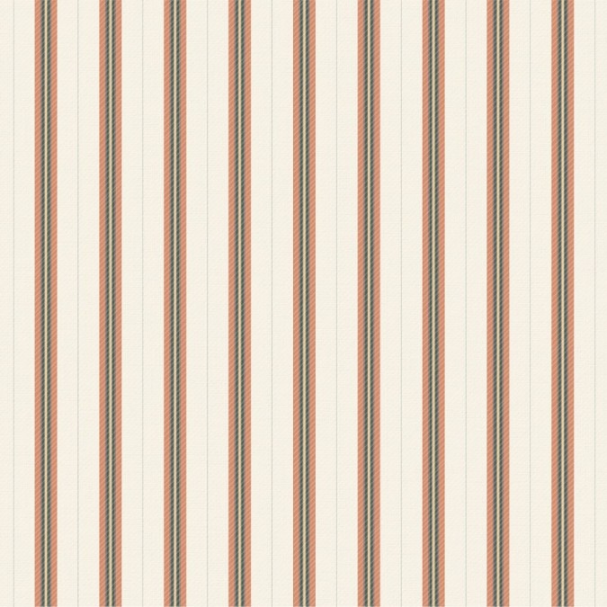 Tissu au mètre coton et lin Kanbo Terre Cuite Laize 168 cm