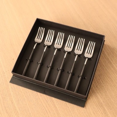 Boxed set of 6 Neo Forks Black