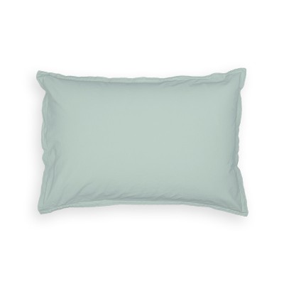 taie d'oreiller couleur vert d'eau
