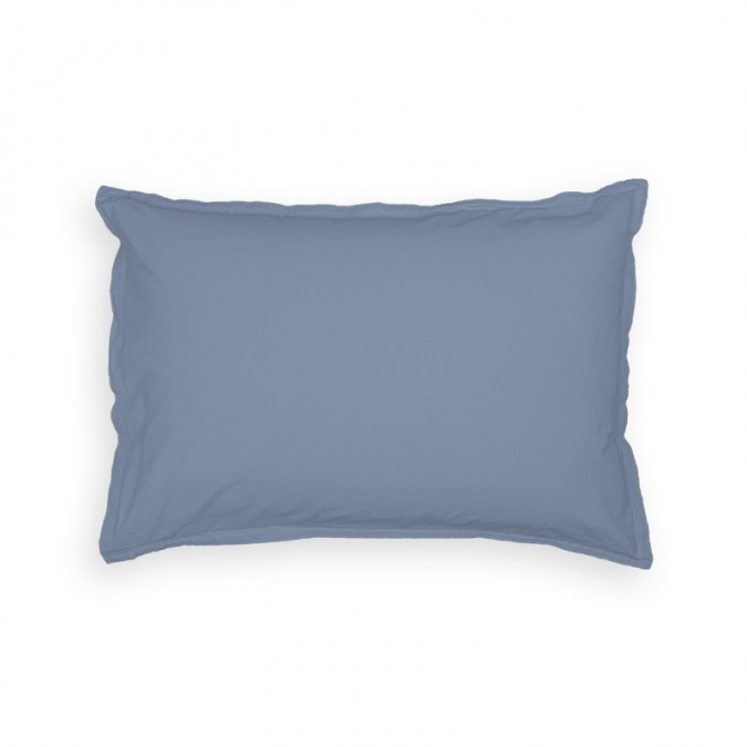 Funda de almohada de algodón azul Loa vendida individualmente