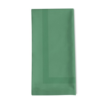 Elegant green napkin 100% cotton