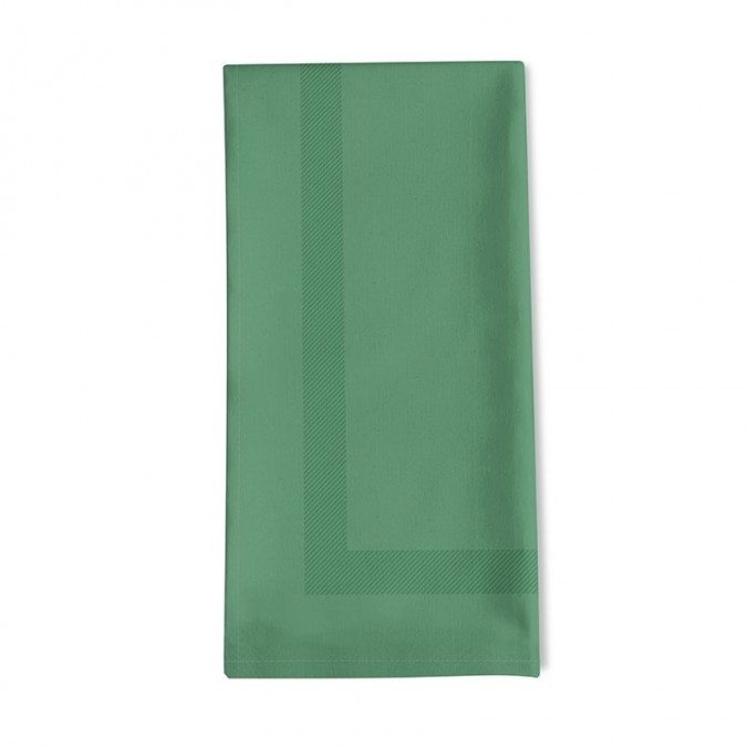 Elegant green napkin 100% cotton