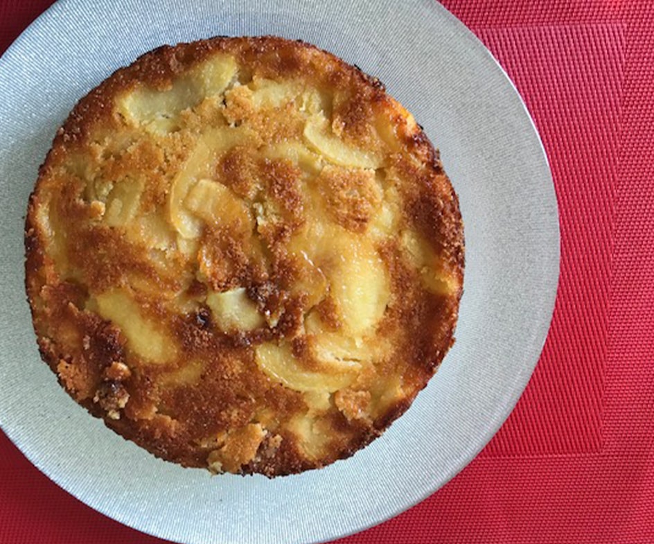 Gâteau invisible aux pommes